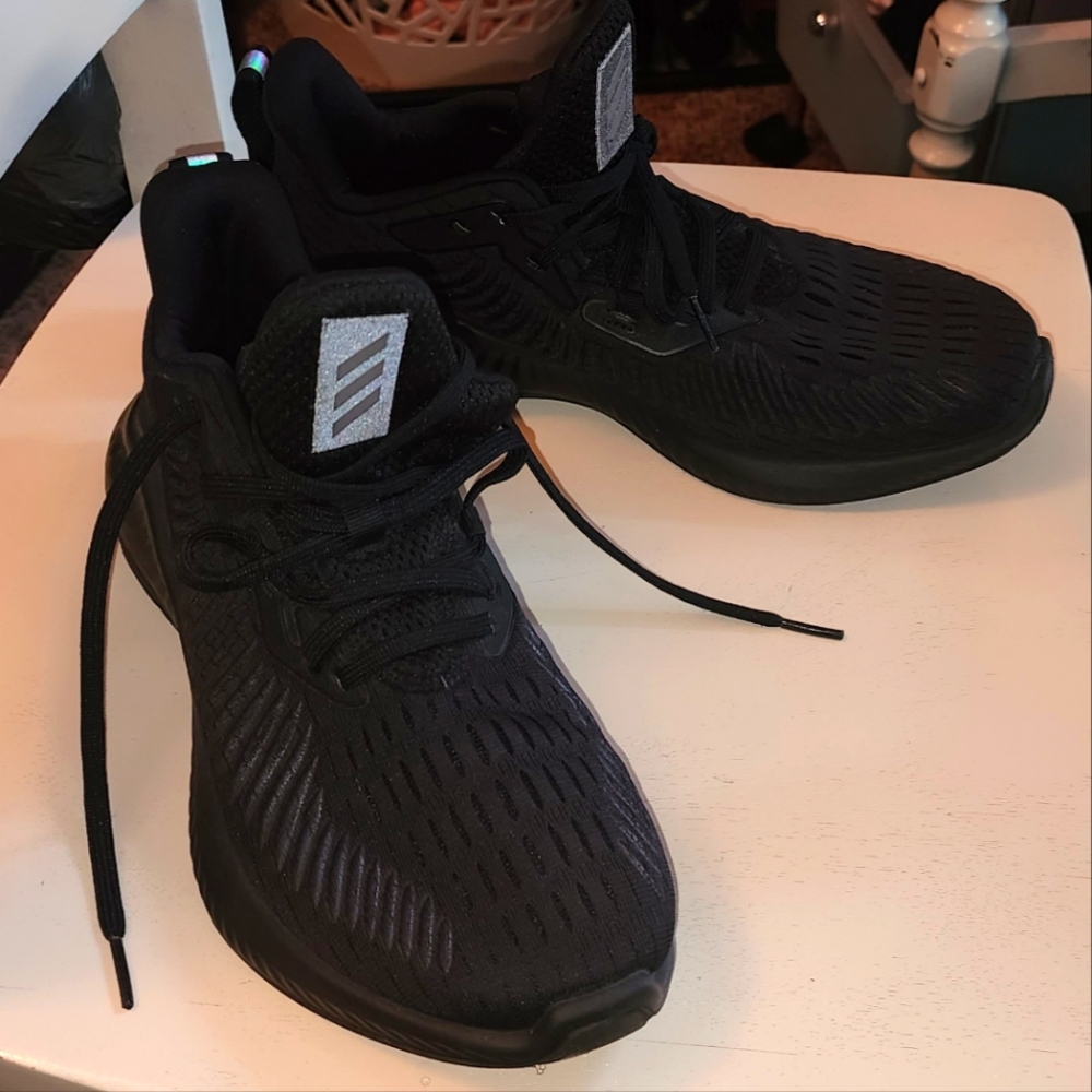 Mens Adidas hds 1y3011 Alphabounce Plus in Black